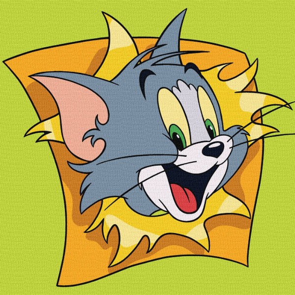 Фото - Картина за номерами Ideyka Tom and Jerry: Веселі пригоди 25х25 см (KHO1366)